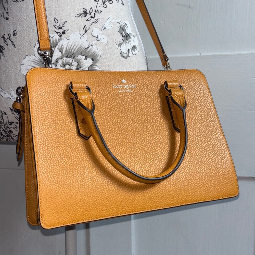 Kate Spade Crossbody Squash Pebbled Leather Purse Bag New With Tag